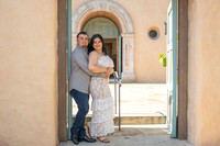 Jessica and Cory engagement photo session at Our Lady of Mount C