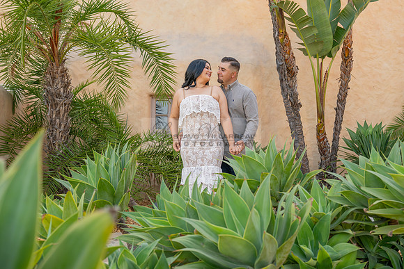 Jessica and Cory engagement photo session at Our Lady of Mount C