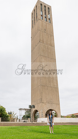 Lauren Berry graduation photos, portraits at UCSB Santa Barbara Ca. Gustavo Villarreal Photography, 323-633-8283