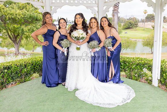 Thalial and Francisco wedding reception at La Mirada Golf course in