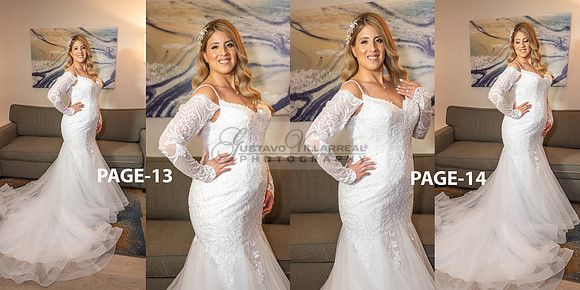 Lourdes and Alberto wedding storybook album by Gustavo Villarreal Photography