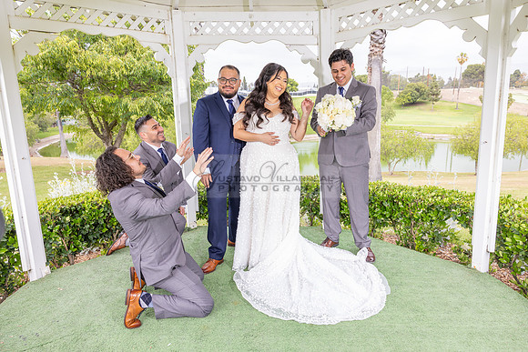 Thalial and Francisco wedding reception at La Mirada Golf course in