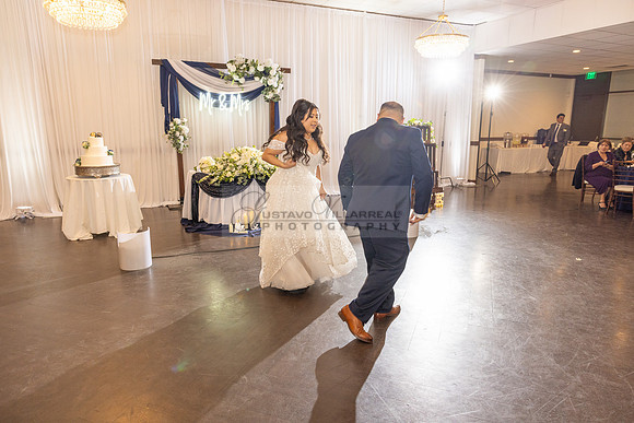 Thalial and Francisco wedding reception at La Mirada Golf course in