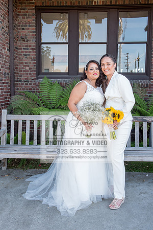 JENNIFER AND CYNTHIA glbt wedding photography and video at Long Beach Museum of Art in Long Beach Ca, www.gustavovillarreal.com, 323-633-8283