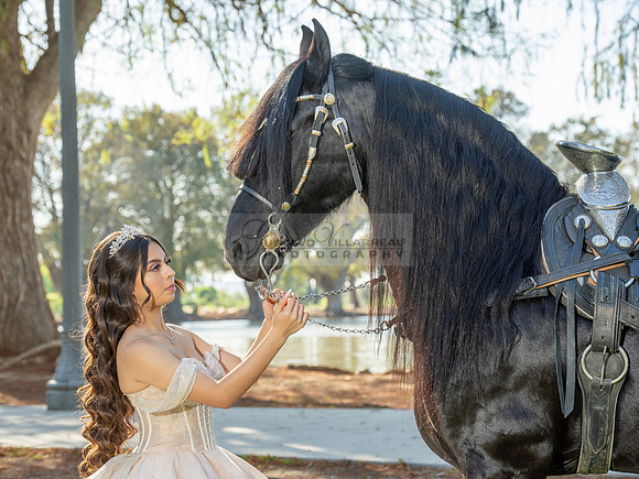 Quinceanera photoshoot at Rose Garden in Riverside Ca. Sesion de fotos en caballos, Gustavo Villarreal Photography, 323-633-8283