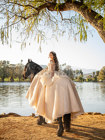Quinceanera photoshoot at Rose Garden in Riverside Ca. Sesion de fotos en caballos, Gustavo Villarreal Photography, 323-633-8283
