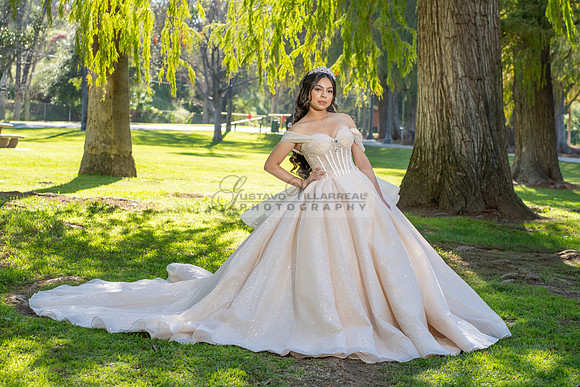 Quinceanera photoshoot at Rose Garden in Riverside Ca. Sesion de fotos en caballos, Gustavo Villarreal Photography, 323-633-8283