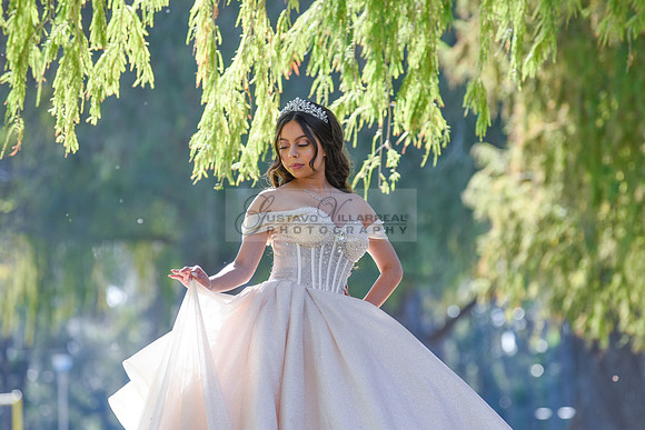 Quinceanera photoshoot at Rose Garden in Riverside Ca. Sesion de fotos en caballos, Gustavo Villarreal Photography, 323-633-8283
