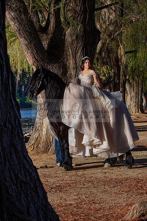 Quinceanera photoshoot at Rose Garden in Riverside Ca. Sesion de fotos en caballos, Gustavo Villarreal Photography, 323-633-8283