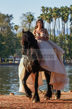 Quinceanera photoshoot at Rose Garden in Riverside Ca. Sesion de fotos en caballos, Gustavo Villarreal Photography, 323-633-8283