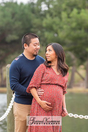 Nancy and Jack Maternity photos at Carbon Canyon Regional Park i
