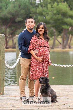 Nancy and Jack Maternity photos at Carbon Canyon Regional Park i