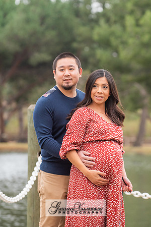 Nancy and Jack Maternity photos at Carbon Canyon Regional Park i