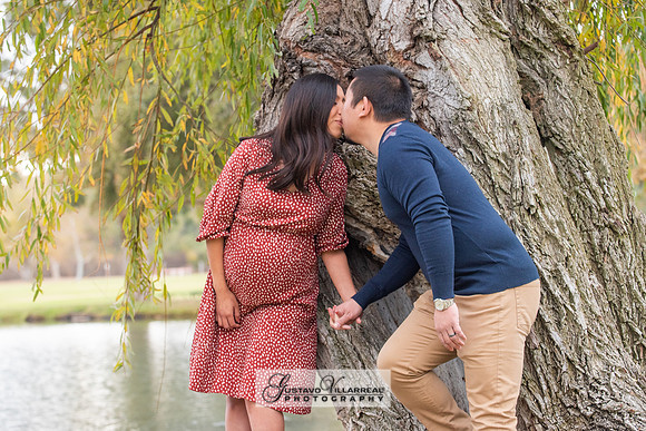 Nancy and Jack Maternity photos at Carbon Canyon Regional Park i