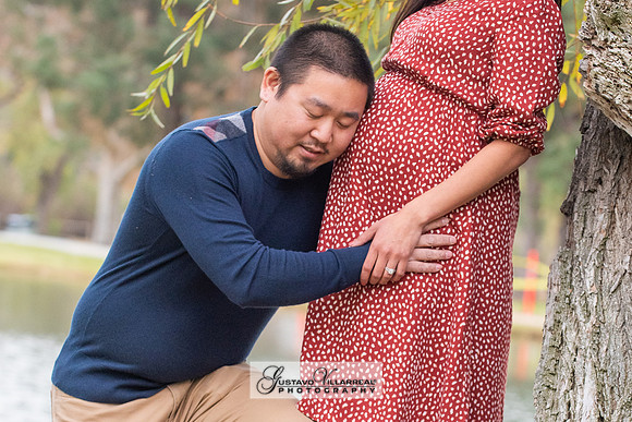 Nancy and Jack Maternity photos at Carbon Canyon Regional Park i