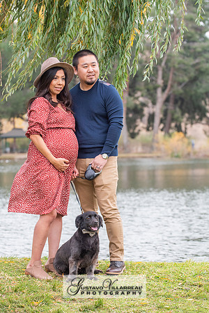 Nancy and Jack Maternity photos at Carbon Canyon Regional Park i
