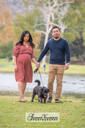 Nancy and Jack Maternity photos at Carbon Canyon Regional Park i