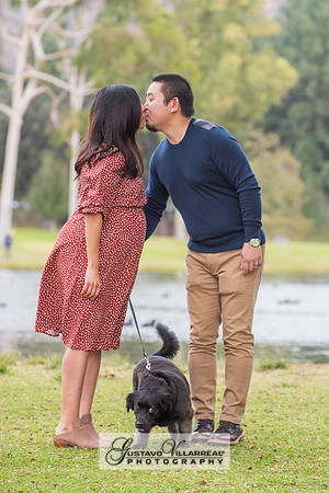 Nancy and Jack Maternity photos at Carbon Canyon Regional Park i