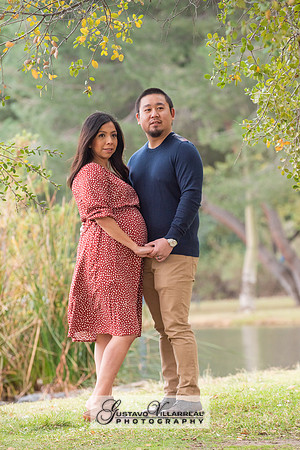 Nancy and Jack Maternity photos at Carbon Canyon Regional Park i