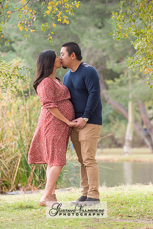 Nancy and Jack Maternity photos at Carbon Canyon Regional Park i