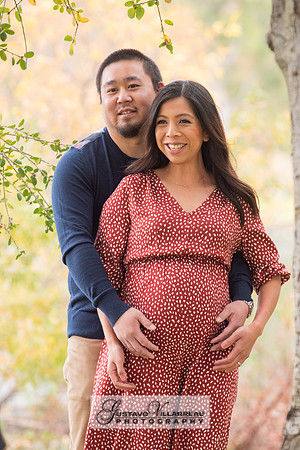 Nancy and Jack Maternity photos at Carbon Canyon Regional Park i
