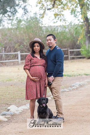 Nancy and Jack Maternity photos at Carbon Canyon Regional Park i
