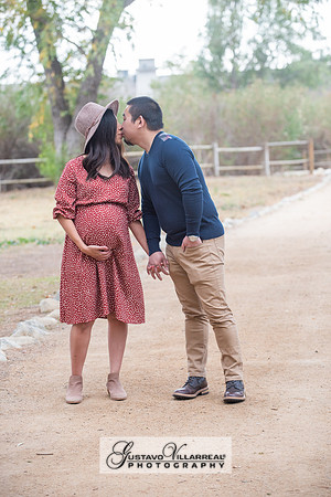 Nancy and Jack Maternity photos at Carbon Canyon Regional Park i