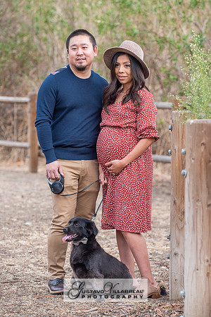 Nancy and Jack Maternity photos at Carbon Canyon Regional Park i