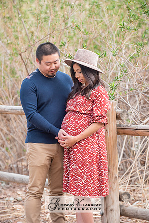 Nancy and Jack Maternity photos at Carbon Canyon Regional Park i