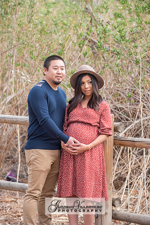 Nancy and Jack Maternity photos at Carbon Canyon Regional Park i