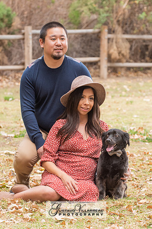 Nancy and Jack Maternity photos at Carbon Canyon Regional Park i