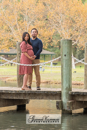 Nancy and Jack Maternity photos at Carbon Canyon Regional Park i