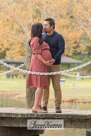 Nancy and Jack Maternity photos at Carbon Canyon Regional Park i