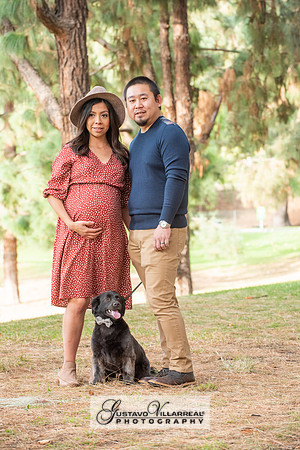 Nancy and Jack Maternity photos at Carbon Canyon Regional Park i