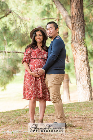 Nancy and Jack Maternity photos at Carbon Canyon Regional Park i