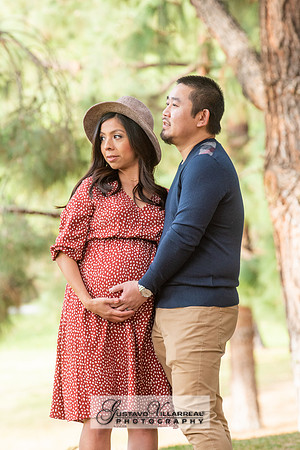 Nancy and Jack Maternity photos at Carbon Canyon Regional Park i