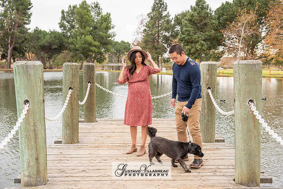 Nancy and Jack Maternity photos at Carbon Canyon Regional Park i