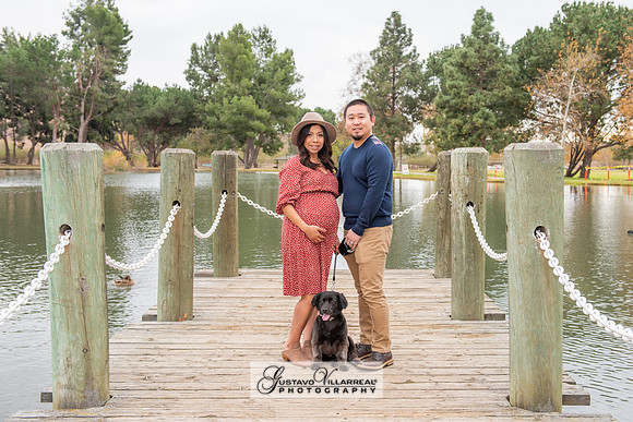 Nancy and Jack Maternity photos at Carbon Canyon Regional Park i