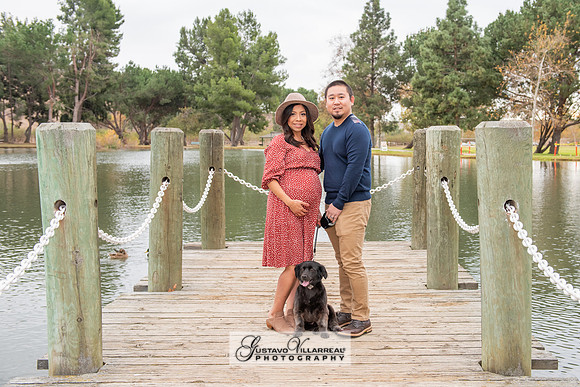 Nancy and Jack Maternity photos at Carbon Canyon Regional Park i