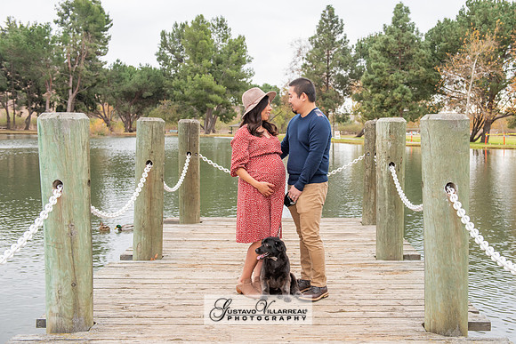 Nancy and Jack Maternity photos at Carbon Canyon Regional Park i