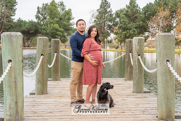 Nancy and Jack Maternity photos at Carbon Canyon Regional Park i