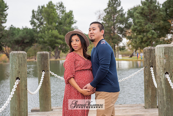Nancy and Jack Maternity photos at Carbon Canyon Regional Park i