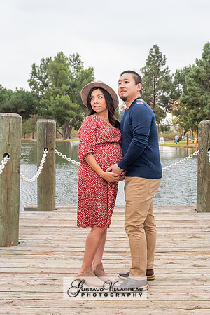 Nancy and Jack Maternity photos at Carbon Canyon Regional Park i
