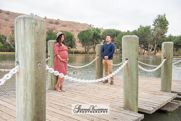 Nancy and Jack Maternity photos at Carbon Canyon Regional Park i