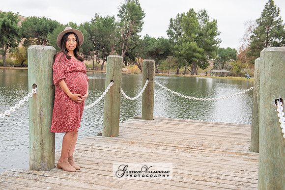 Nancy and Jack Maternity photos at Carbon Canyon Regional Park i
