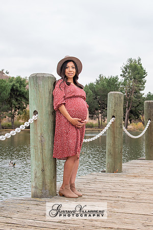 Nancy and Jack Maternity photos at Carbon Canyon Regional Park i