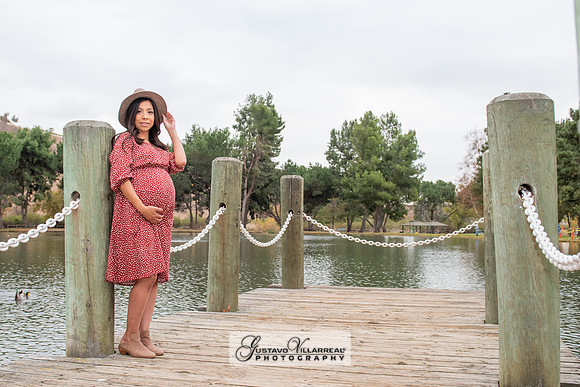 Nancy and Jack Maternity photos at Carbon Canyon Regional Park i