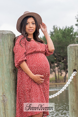 Nancy and Jack Maternity photos at Carbon Canyon Regional Park i
