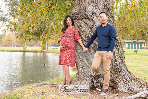 Nancy and Jack Maternity photos at Carbon Canyon Regional Park i