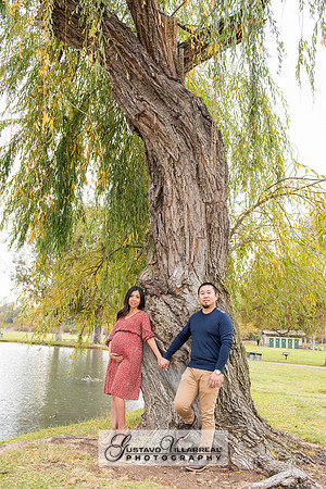 Nancy and Jack Maternity photos at Carbon Canyon Regional Park i